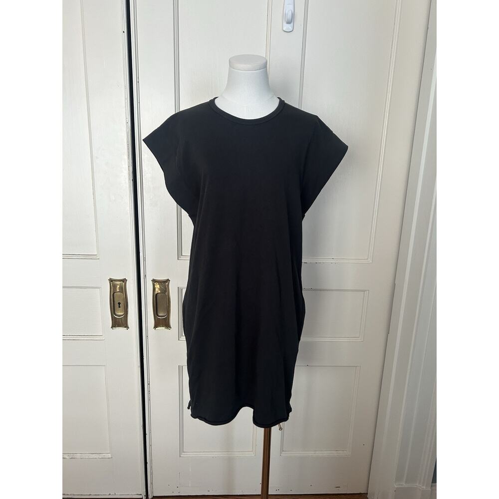 Rag & Bone Organic Cotton Ryder Mini Dress Womens Size XS Charcoal Comfort
